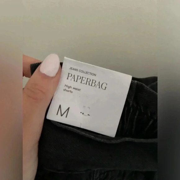 Mango Paperbag Shorts with Belt NWT - Picture 7 of 11